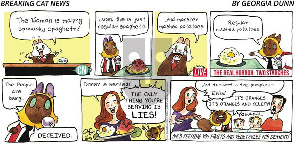 Breaking Cat News on Sunday October 13, 2019 Comic Strip