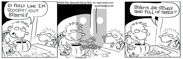 Soup to Nutz - Old on Tuesday October 25, 2005 Comic Strip