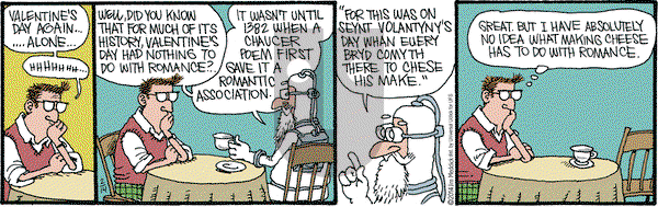 Monty on Friday February 14, 2014 Comic Strip