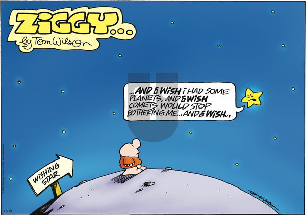Ziggy on Sunday December 13, 2009 Comic Strip