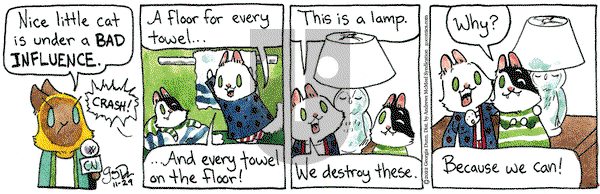 Breaking Cat News - Tuesday November 29, 2022 Comic Strip
