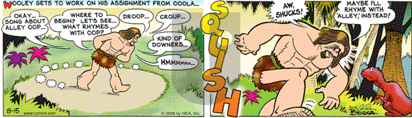Alley Oop on Saturday August 15, 2009 Comic Strip