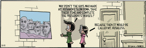 Grand Avenue on Thursday November 19, 2015 Comic Strip