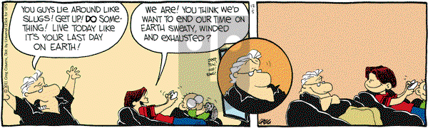 The Buckets on Monday December 5, 2011 Comic Strip