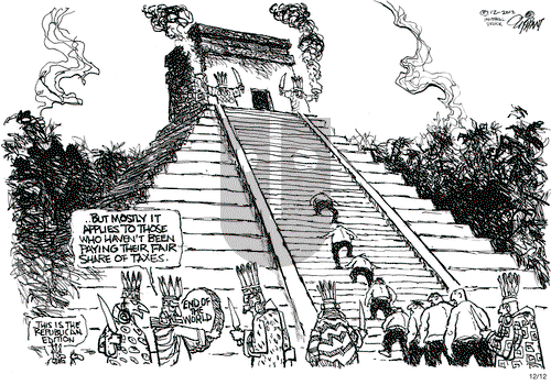 Pat Oliphant on Wednesday December 12, 2012 Comic Strip