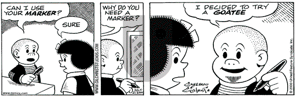 Nancy on Friday July 21, 2000 Comic Strip