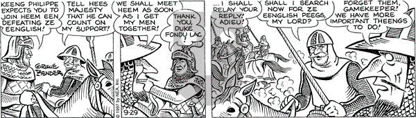 Alley Oop on Monday September 29, 1997 Comic Strip
