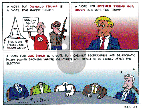 Ted Rall on Monday June 29, 2020 Comic Strip