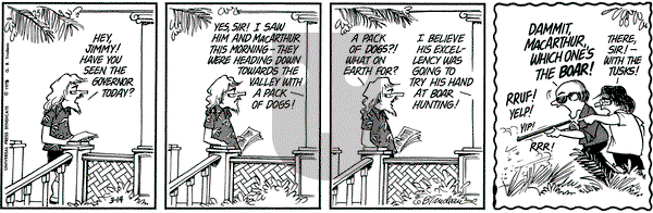Doonesbury on Friday March 14, 1975 Comic Strip