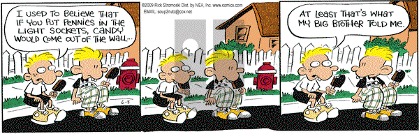 Soup to Nutz - Old on Monday June 8, 2009 Comic Strip