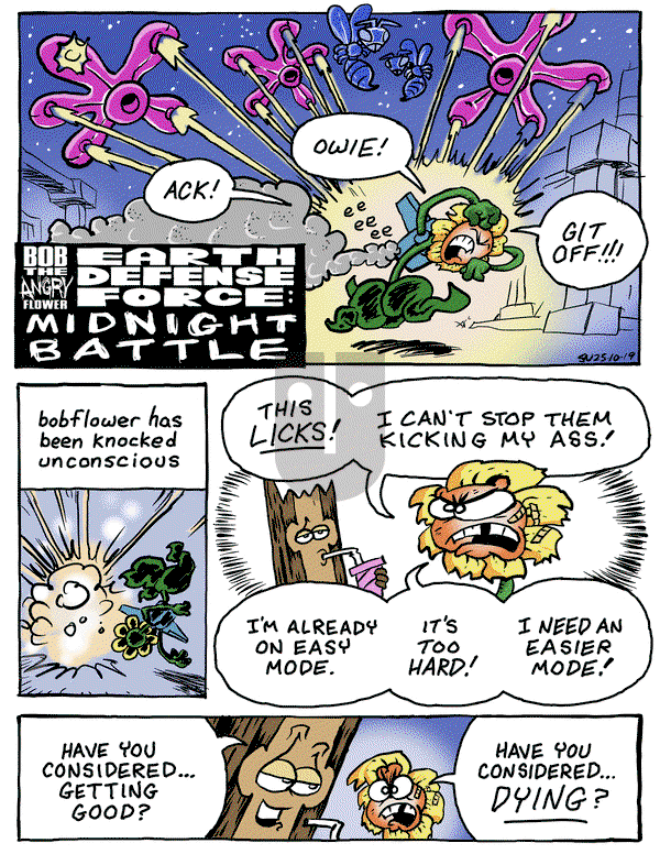 Bob the Angry Flower on Monday October 20, 2025 Comic Strip