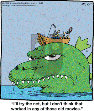 In the Bleachers on Thursday August 22, 2019 Comic Strip