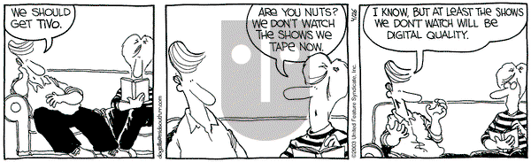 The Buckets - Saturday April 26, 2003 Comic Strip