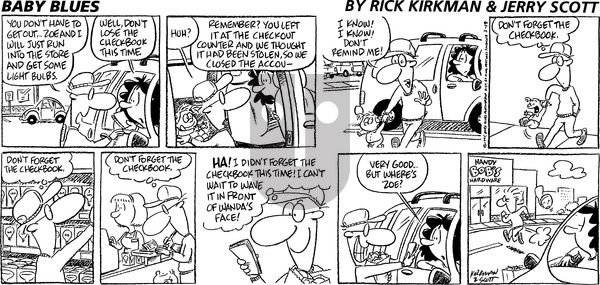 Baby Blues on Sunday March 19, 1995 Comic Strip