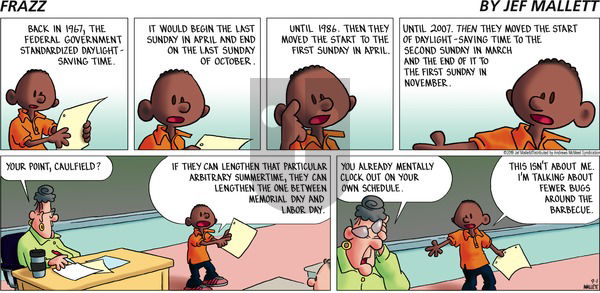 Frazz on Sunday September 1, 2019 Comic Strip