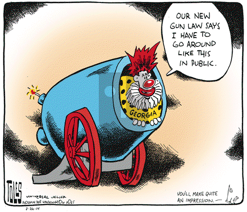 Tom Toles on Wednesday March 26, 2014 Comic Strip