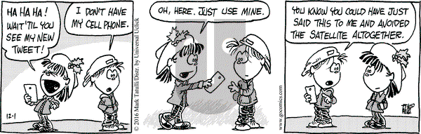 Heart of the City on Thursday December 1, 2016 Comic Strip