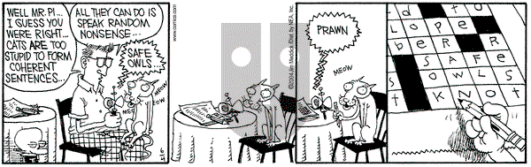 Monty on Sunday October 2, 2005 Comic Strip