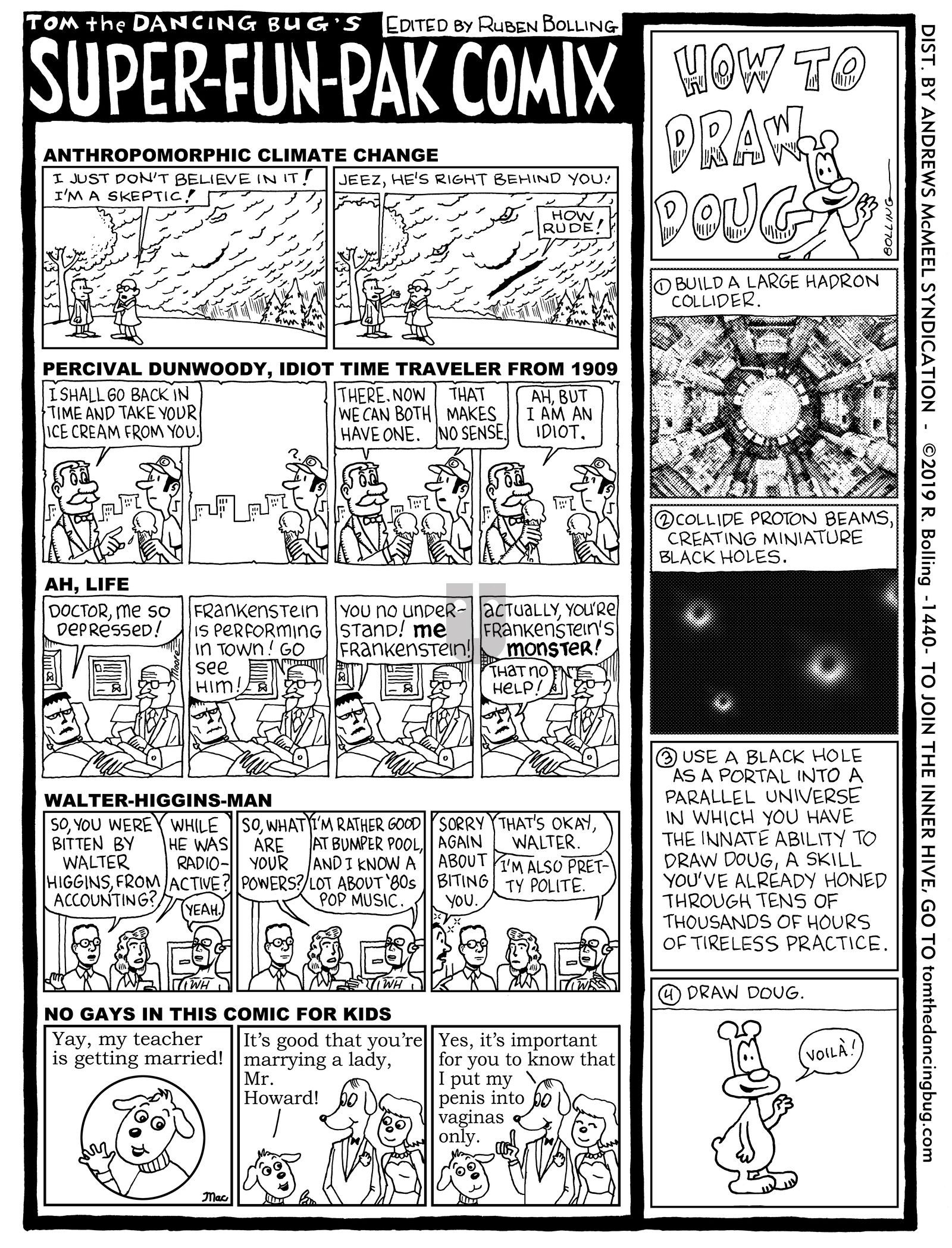 Tom the Dancing Bug - Monday May 27, 2019 Comic Strip