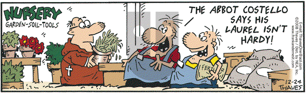 Frank and Ernest on Wednesday December 24, 2008 Comic Strip
