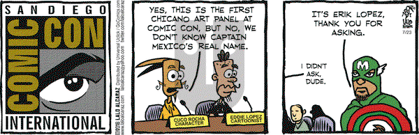 La Cucaracha on Saturday July 23, 2016 Comic Strip