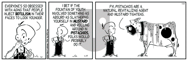 Cow and Boy Classics on Tuesday July 24, 2007 Comic Strip