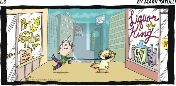 Lio on Sunday July 12, 2015 Comic Strip