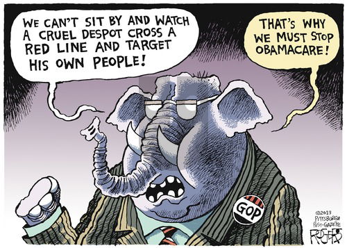 Rob Rogers on Sunday September 8, 2013 Comic Strip