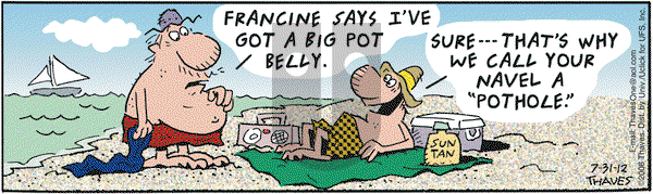 Frank and Ernest on Tuesday July 31, 2012 Comic Strip