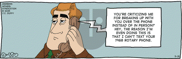 The Fusco Brothers on Saturday May 31, 2025 Comic Strip
