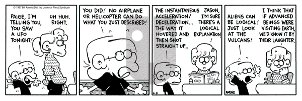 FoxTrot - Tuesday April 8, 1997 Comic Strip