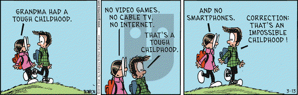 Grand Avenue on Tuesday March 13, 2018 Comic Strip