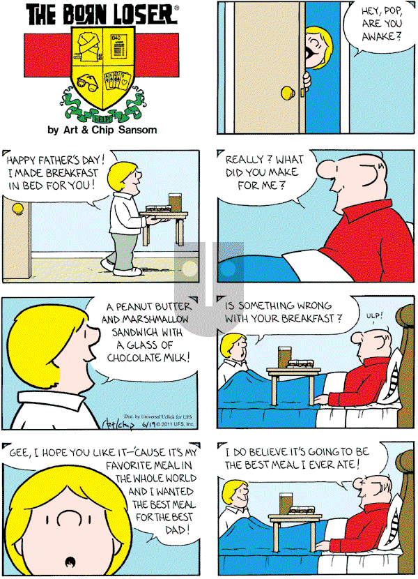The Born Loser on Sunday June 19, 2011 Comic Strip