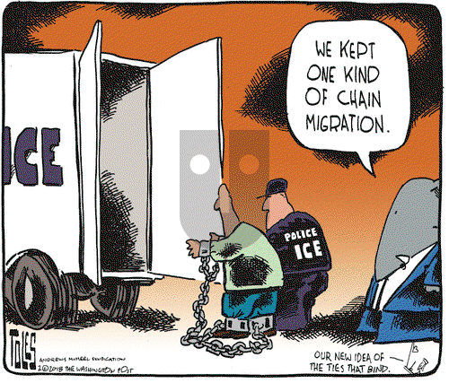 Tom Toles on Wednesday February 14, 2018 Comic Strip