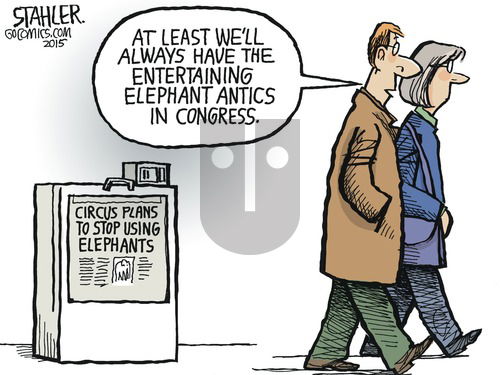 Jeff Stahler on Sunday March 8, 2015 Comic Strip