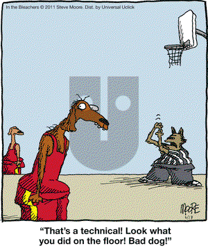 In the Bleachers - Friday February 18, 2011 Comic Strip