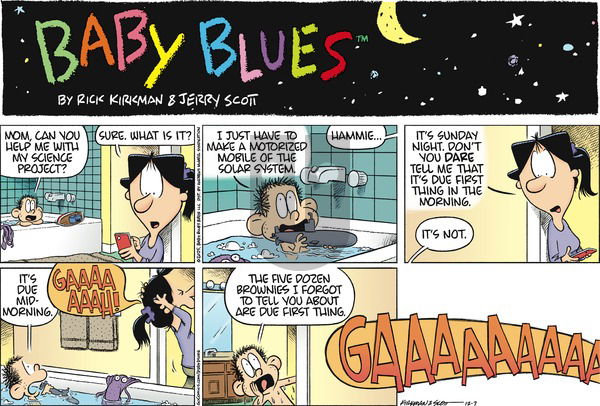 Baby Blues on Sunday December 7, 2025 Comic Strip