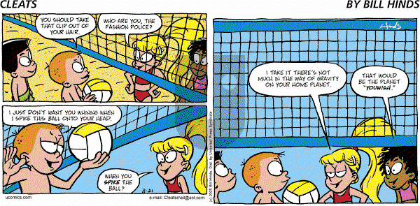 Cleats - Sunday August 21, 2005 Comic Strip
