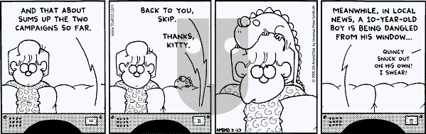 FoxTrot on Thursday March 23, 2000 Comic Strip