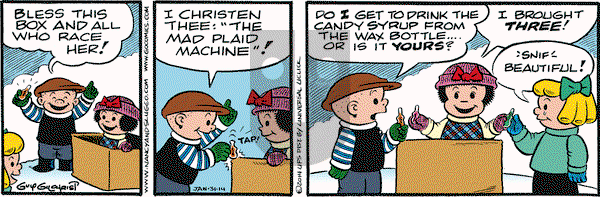 Nancy on Friday January 31, 2014 Comic Strip