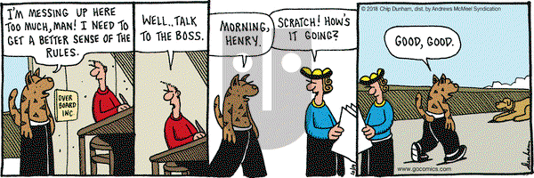 Overboard on Friday October 19, 2018 Comic Strip