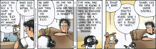 Get Fuzzy on Saturday April 25, 2009 Comic Strip
