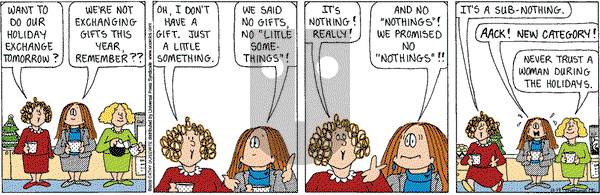 Cathy Classics on Tuesday December 17, 2002 Comic Strip