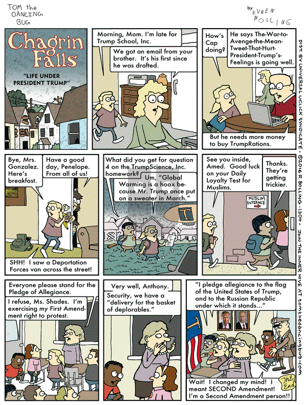 Tom the Dancing Bug on Friday September 16, 2016 Comic Strip