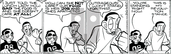 Maintaining on Wednesday November 7, 2007 Comic Strip