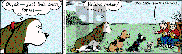 Fred Basset on Tuesday March 29, 2016 Comic Strip