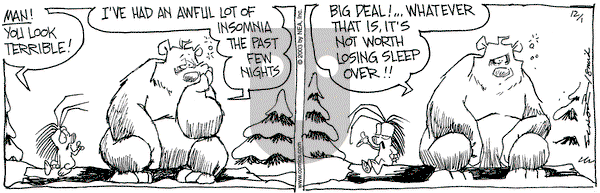The Grizzwells on Monday December 1, 2003 Comic Strip