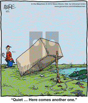 In the Bleachers on Thursday November 1, 2012 Comic Strip
