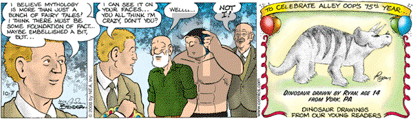 Alley Oop on Tuesday October 7, 2008 Comic Strip