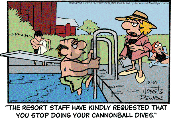 The Lockhorns - Wednesday August 14, 2024 Comic Strip